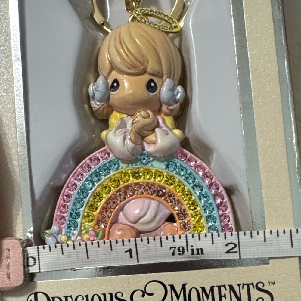 Precious Moments Angel Rainbow Bag Charm - Picture 6 of 6